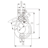 G100 Самоблокирующийся крюк с головкой из легированной стали европейского типа