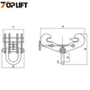 TP-SBC Lifting Products Сверхмощный балочный зажим 16/20 тонн