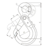 Такелажное оборудование G80 Кованый самоблокирующийся крючок специальной формы из суперсплава